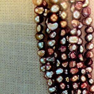 Silpada copper pearls necklace